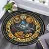 Hamsters Glass Journey Round Area Rug Under Office Chairs Bedroom Living Room Home Decor