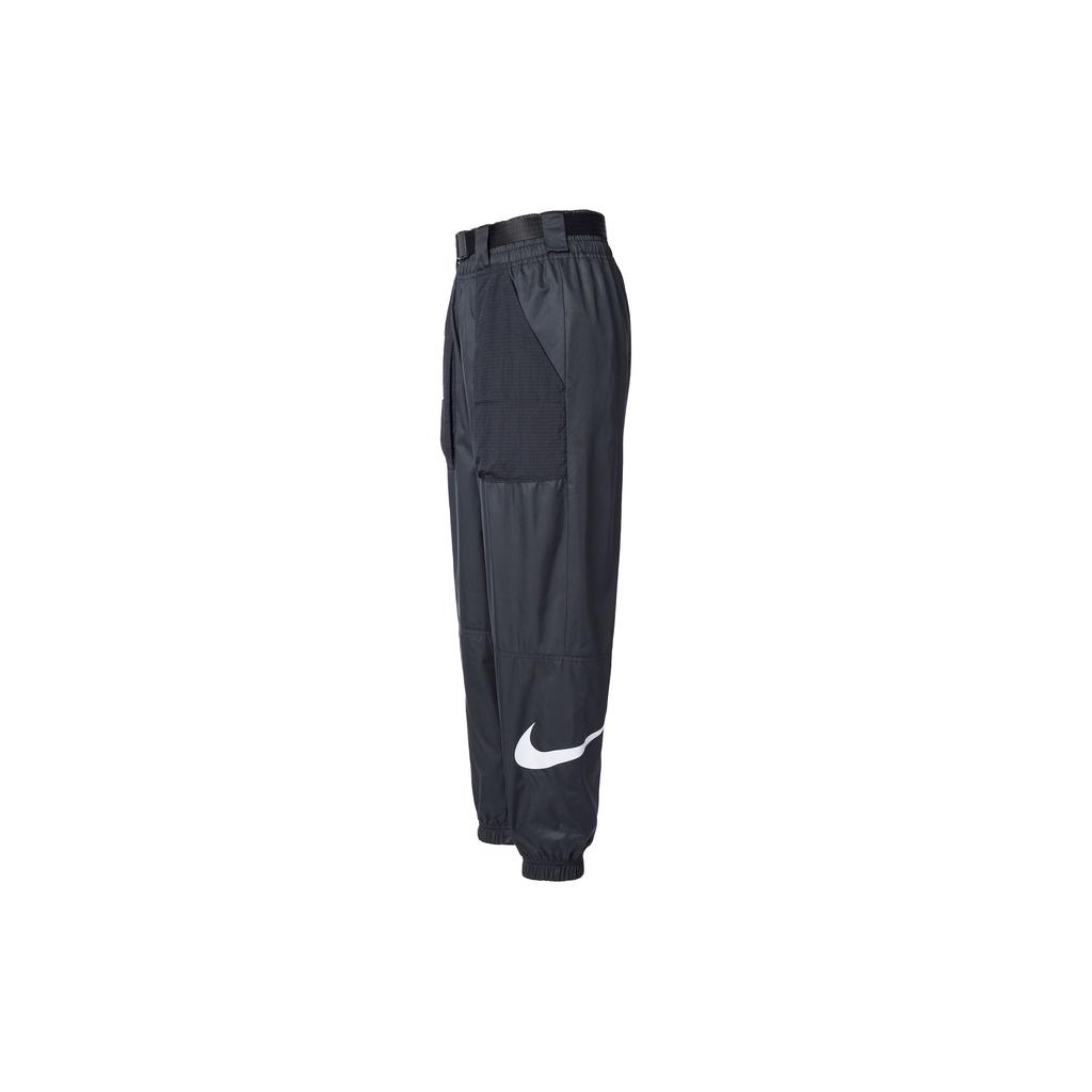 Nike Sportkleding Swoosh Geweven Gebreide Joggingbroek Dames Broeken Zwart CJ3777-010