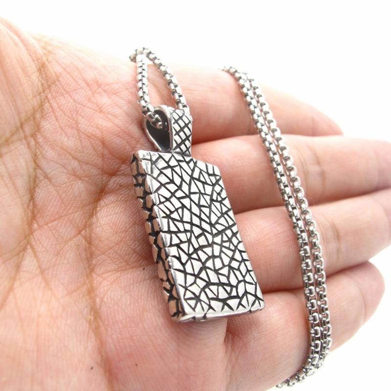 Coole Herren Damen Edelstahl Dog Tag Kreuz Anhänger Halskette Für Männer Frauen