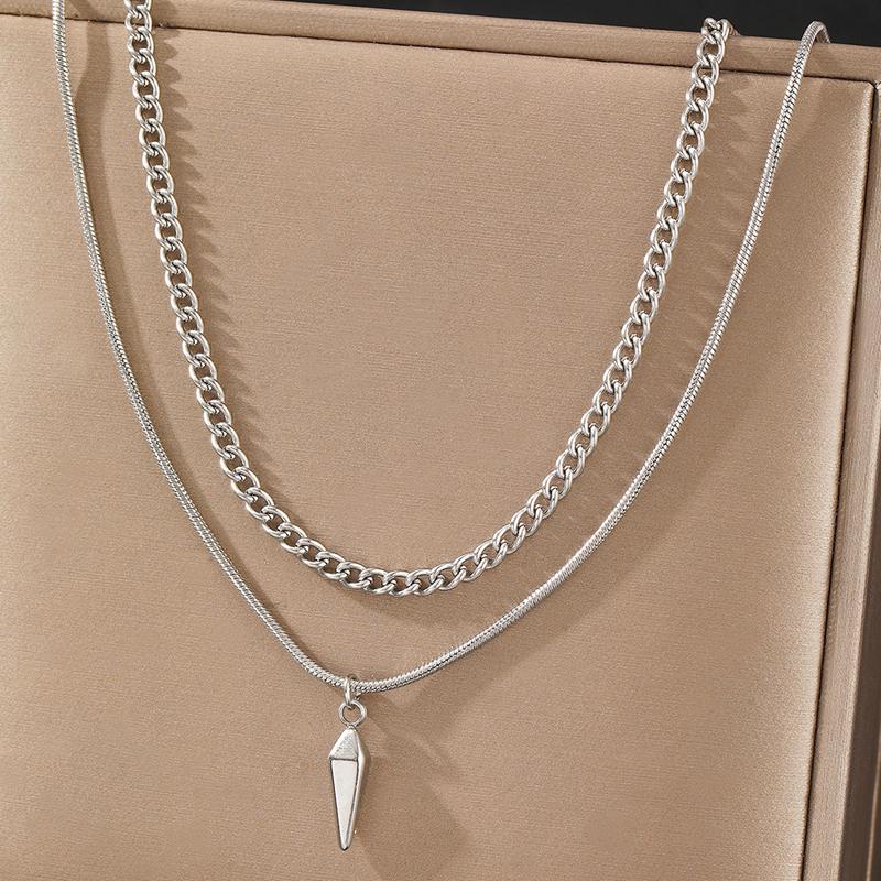 Stainless Steel Heart-Shaped Tassel Pendant Necklace for Women Gold Y-Shaped Clavicle Chain Jewelry