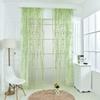 1pc Curtains Cute Gauze Curtains Cozy Panel Drapes for Living Room Porch Nursery Window Decor