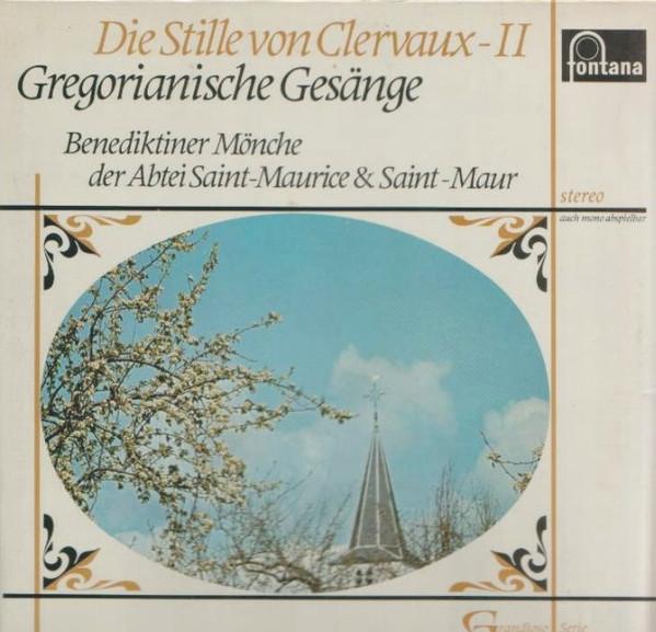 

LP Record BENEDIKTINER MNCHE DER ABTEI SAINT Die Stille Von Clervaux II Greg 894077ZKY FONTANA 1968 Germany Classical Used