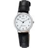 [citizen Q A] Q997 304 Women S Analog Waterproof Leather Strap Watch  White