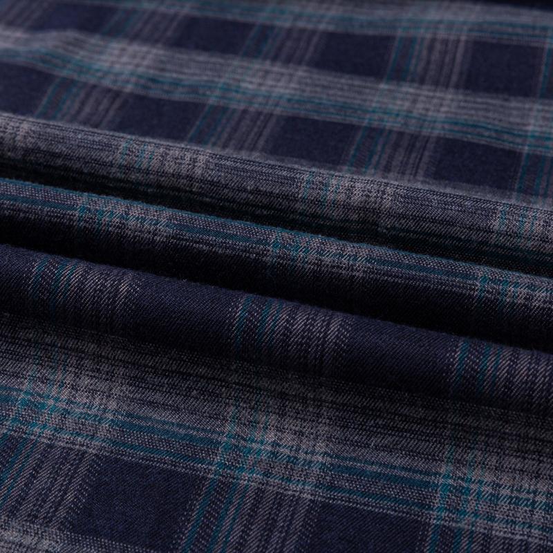 2026 Neue Herren Flanellhemden Langarm Baumwolle Weich Regular-fit Gebürstet Einzelne Tasche Bequem Lässig Mode Karierte Hemden