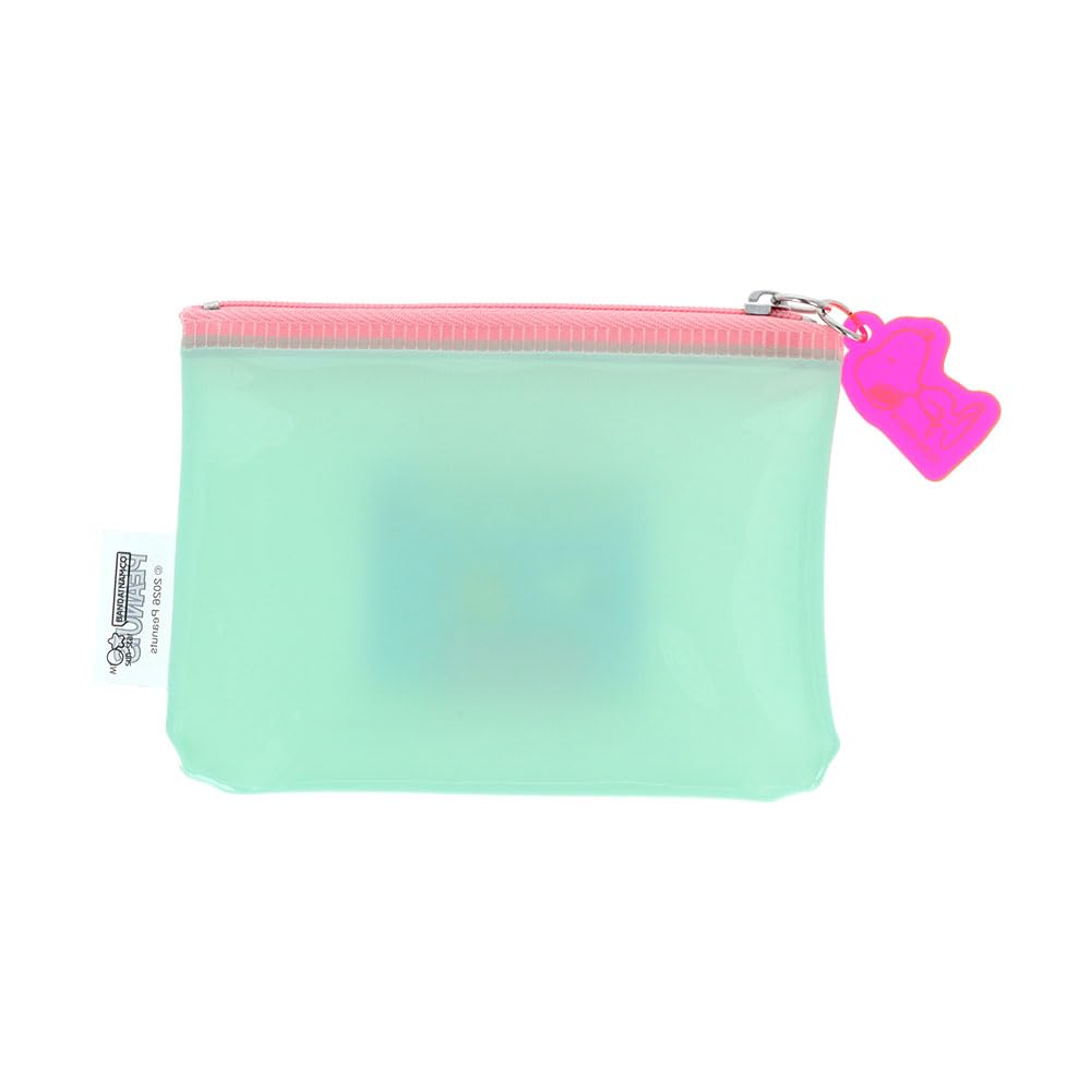 Snoopy Mini Pouch Green - Stationery Storage Case for Office Supplies