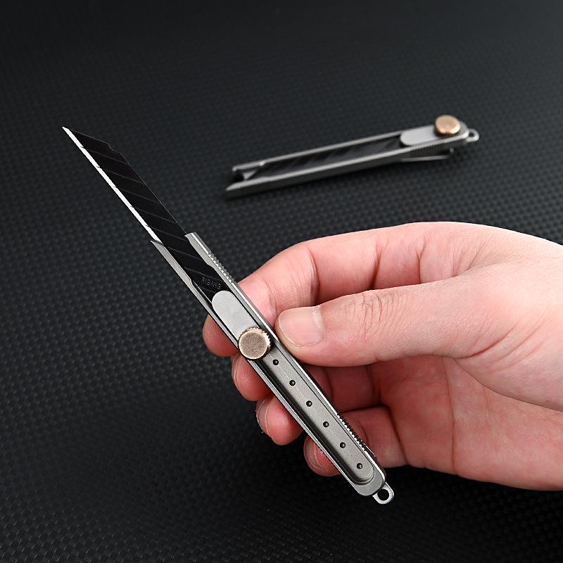 Titanium Alloy Utility Knife - Sharp Carving & Wallpaper Cutter for Office Supplies