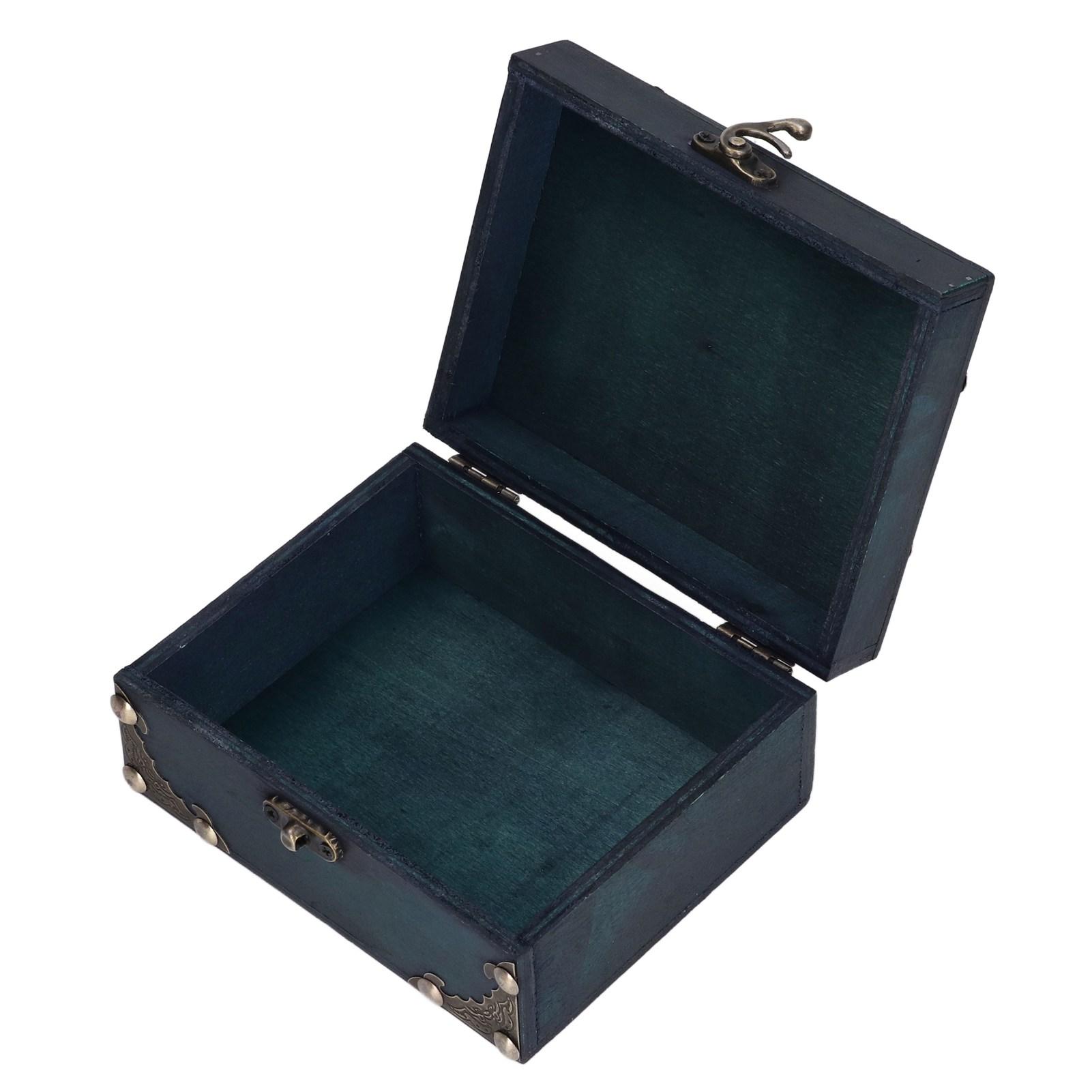 

Винтажная шкатулка для хранения ювелирных изделий, многофункциональная классическая деревянная шкатулка для хранения ювелирных изделий