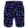 Cartoon Music Colorful Graffiti Beach Shorts Men 3d Print Swim Trunks Summer Surf Board Shorts 80s 90s Street Short Pants
