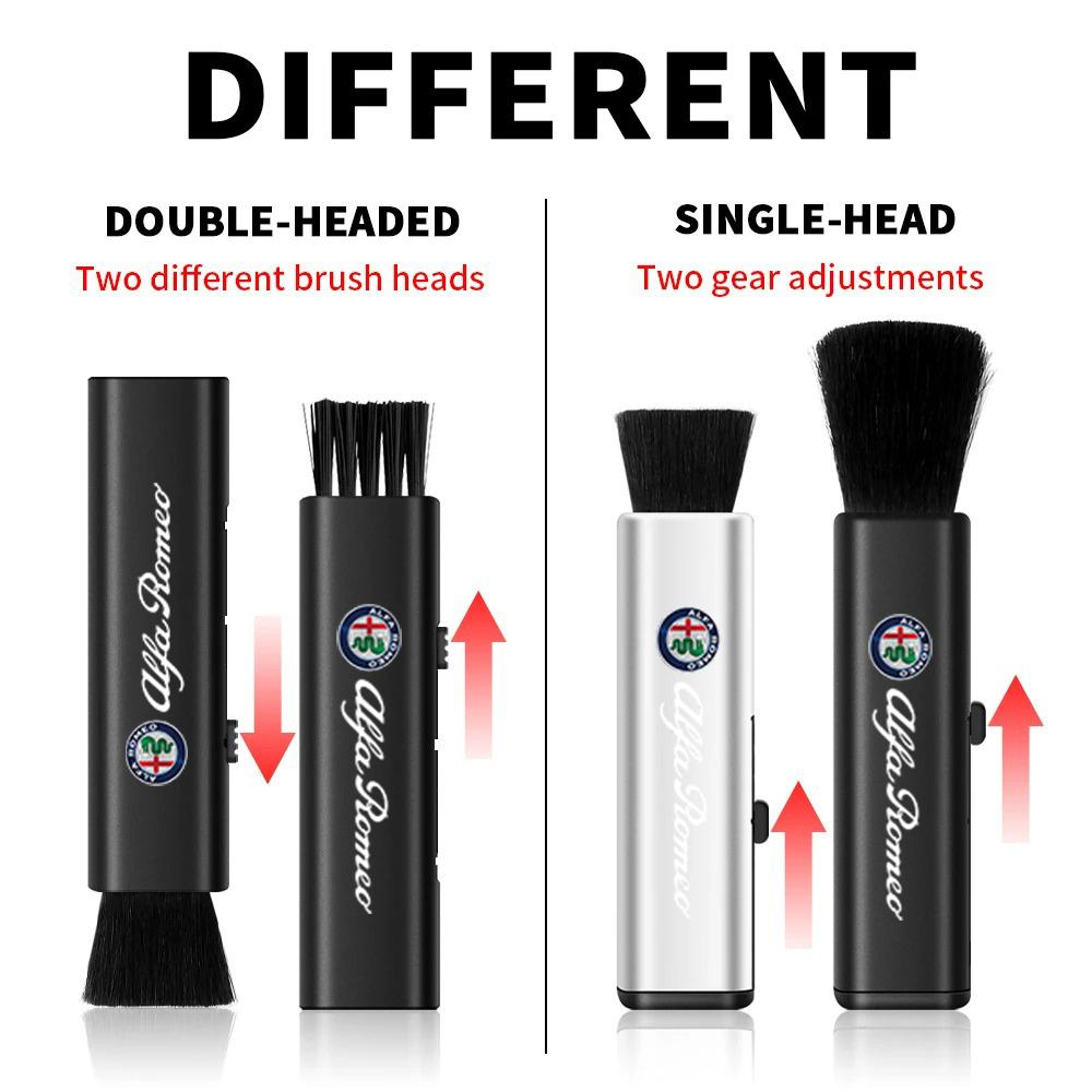 ZDVGL1 Car Interior Cleaning Car Vent Cleaning Air Conditioner Soft Brush For Alfa Romeo Sportiva Giulia Giulietta 159 156 MITO