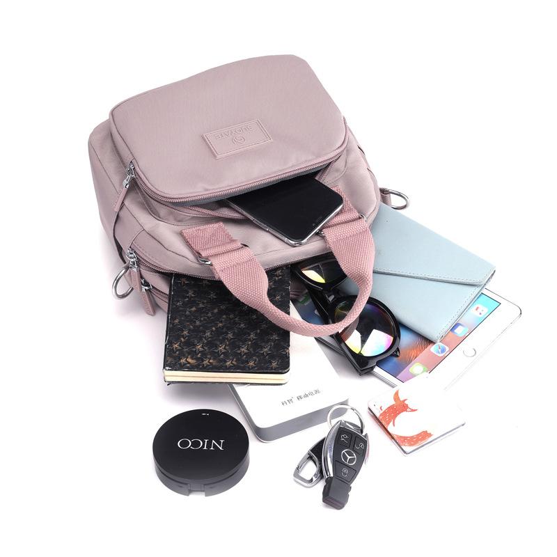 New Fashion Casual Women's Bag Tote Shoulder Crossbody Multi-purpose Backpack Fashion Multi-compartment Large Capacity Waterproof Shoulder Bag