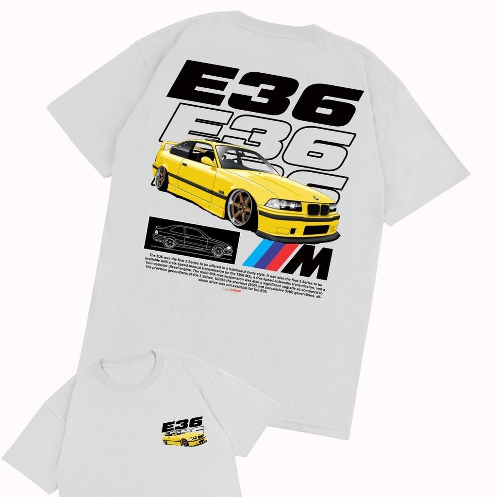 

Американская BMW E36 M3 JDM Автокультура Мужские и женские футболки Повседневная летняя Новая ретро мода Уличная одежда 4XL