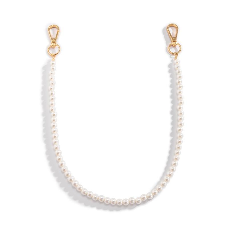 Retro Trend Waist Chain for Women Temperament Pearl Beaded U-shaped Waist Chain Hip Hop Rock Personality Jeans Chain Accessories