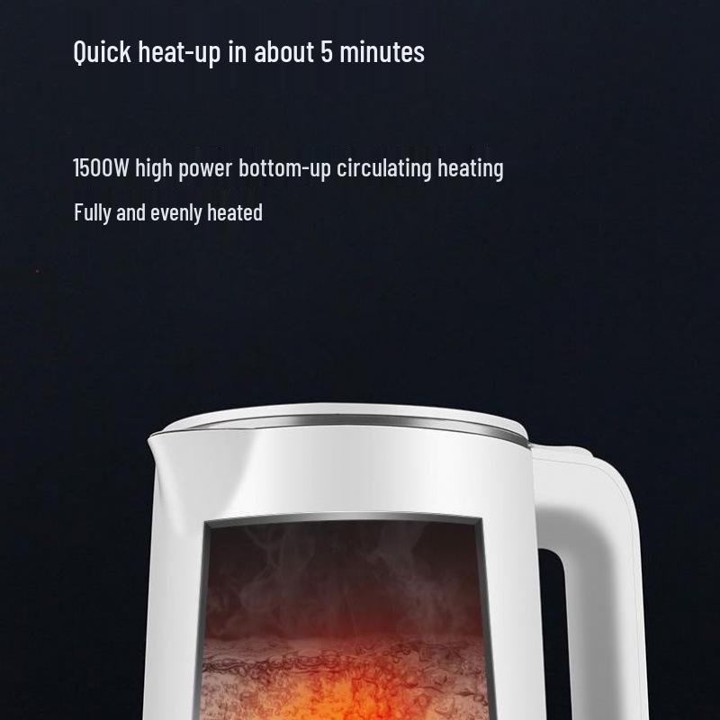 Compact 1.2L Electric Kettle - Fast Boiling, Ideal for Hotels and Guesthouses