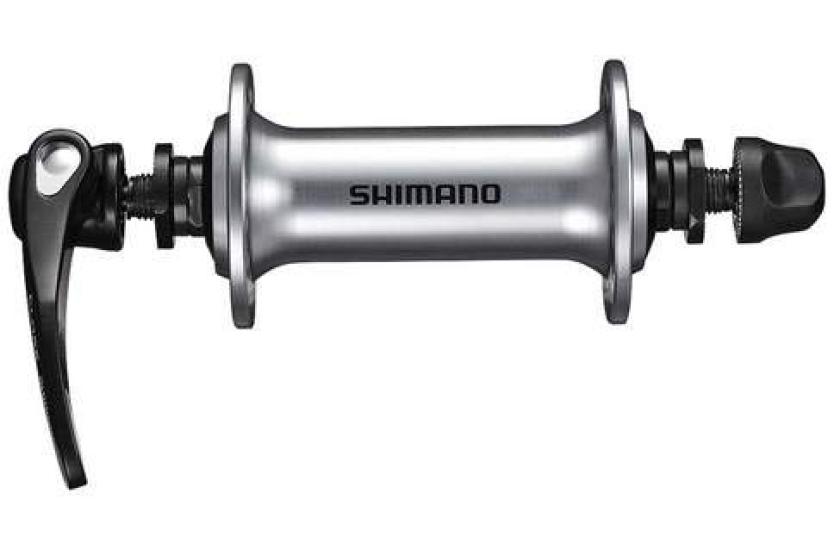 SHIMANO Moyeu avant argent 36H EHBRS400AS HB-RS400