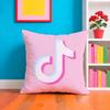 T-tik-t-Tok Fashion Pillow Case Pillow Case Plush Fabric Soft Double Sided Print Home Sofa High Quality Cushion