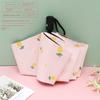 Cute Folding Umbrella for Girls with Black Coating for Sun Protection and Uv Protection, Manual and Fully Automatic, Dual-Use for Sun and Rain