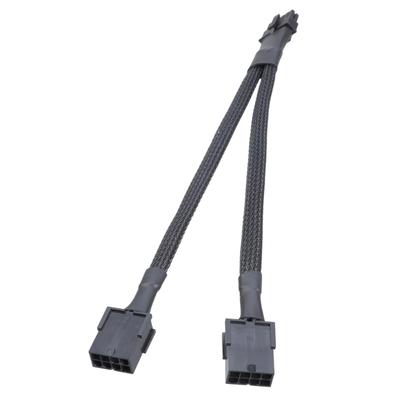 Doppel-8-Pin-Buchse auf 12+4-Pin-Stecker Adapterkabel für RTX40 Serie Stabil zu Motherboards Stromübertragung Flexibel