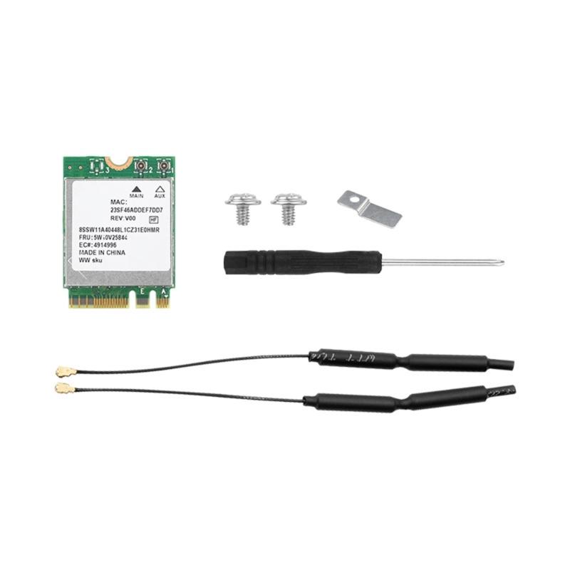 

1800Mbps WIFI Card for Orange Pi 5 Plus Compatible Wifi6 BT5.2 WIFI Card RTL8852BE Chip (PCIE+USB)