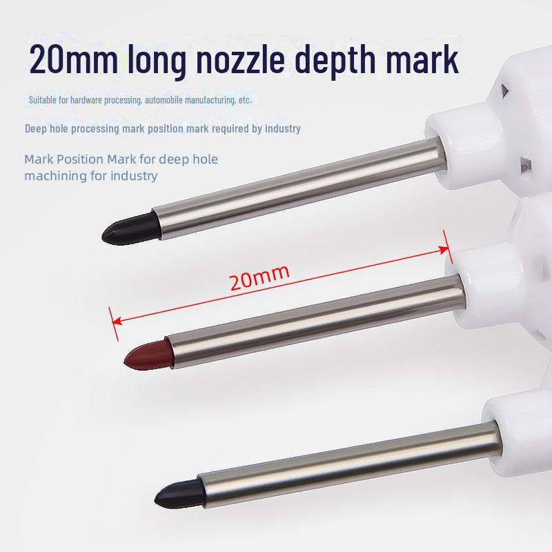 Marcator uleios rezistent la apă cu cap lung pentru prelucrarea lemnului și gresie