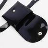 WHITE FANG Waist Bag Pouch with Leather and Enamel Cute BT253 Women's Belt, Detachable, Design, (02 Clear)