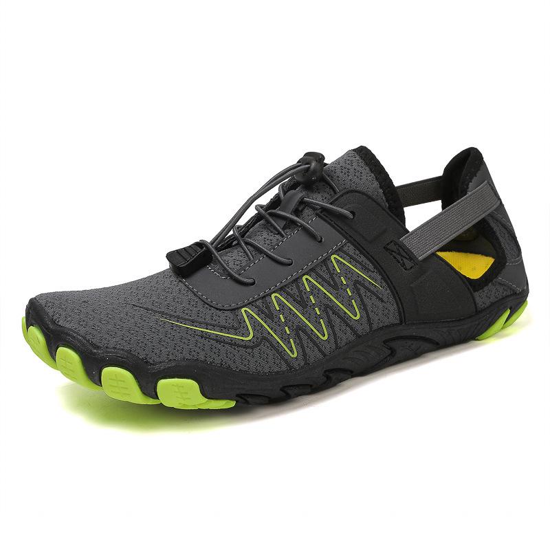 

Exclusive Five-Finger Water Shoes for Outdoor, Beach, Swimming, Fitness, and Hiking 39 серый/зелёный