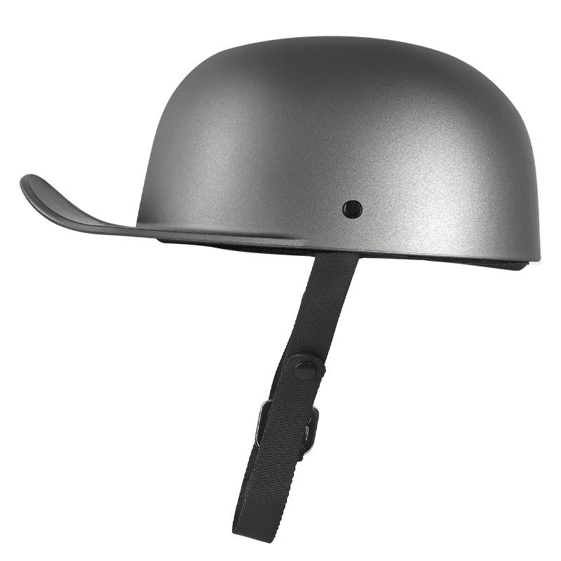 Trendy Half Helmet with Peak - Unisex & All-Season Riding