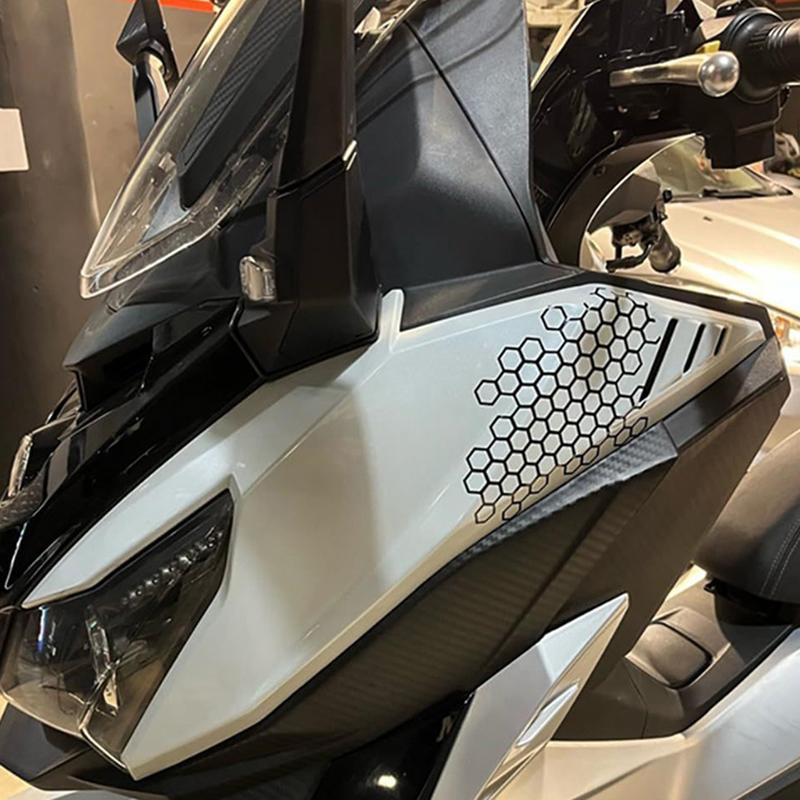 Motorcycle Sticker Honeycomb Helmet Decals Stickers Car Refit Creative Body Decoration Decals Waterproof Bumper Sticker