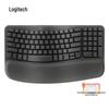 Logitech Wave Keys Ergonomische Drahtlose Bluetooth-Tastatur