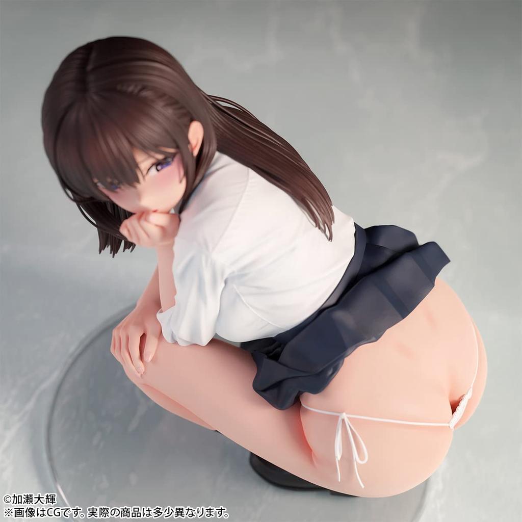 Kase Daiki Illustration Scale Painted Finished Figure B'full "Crouching JK-san" 1/7