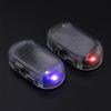 Tranparent Car Fake Security Light Solar Powered Simulated Dummy Alarm Wireless Warning Anti Theft Lamp Flashing Imitation
