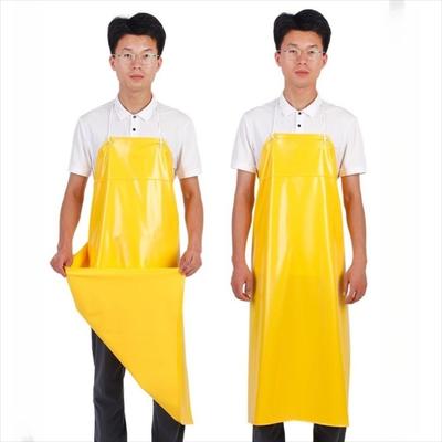 Vuilafstotend waterdicht schort, multifunctioneel professioneel schort met elastische nekband, arbeidsbescherming, PVC oliebestendig schort