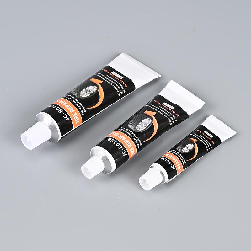 Car Bike Tire Repair Paste High Temp Resistant Black Glue Remover for Emergency Repair in Garage and Road Trips