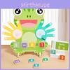 Wooden Educational Toy For Kids Frog Number Math Puzzle For Early Learning