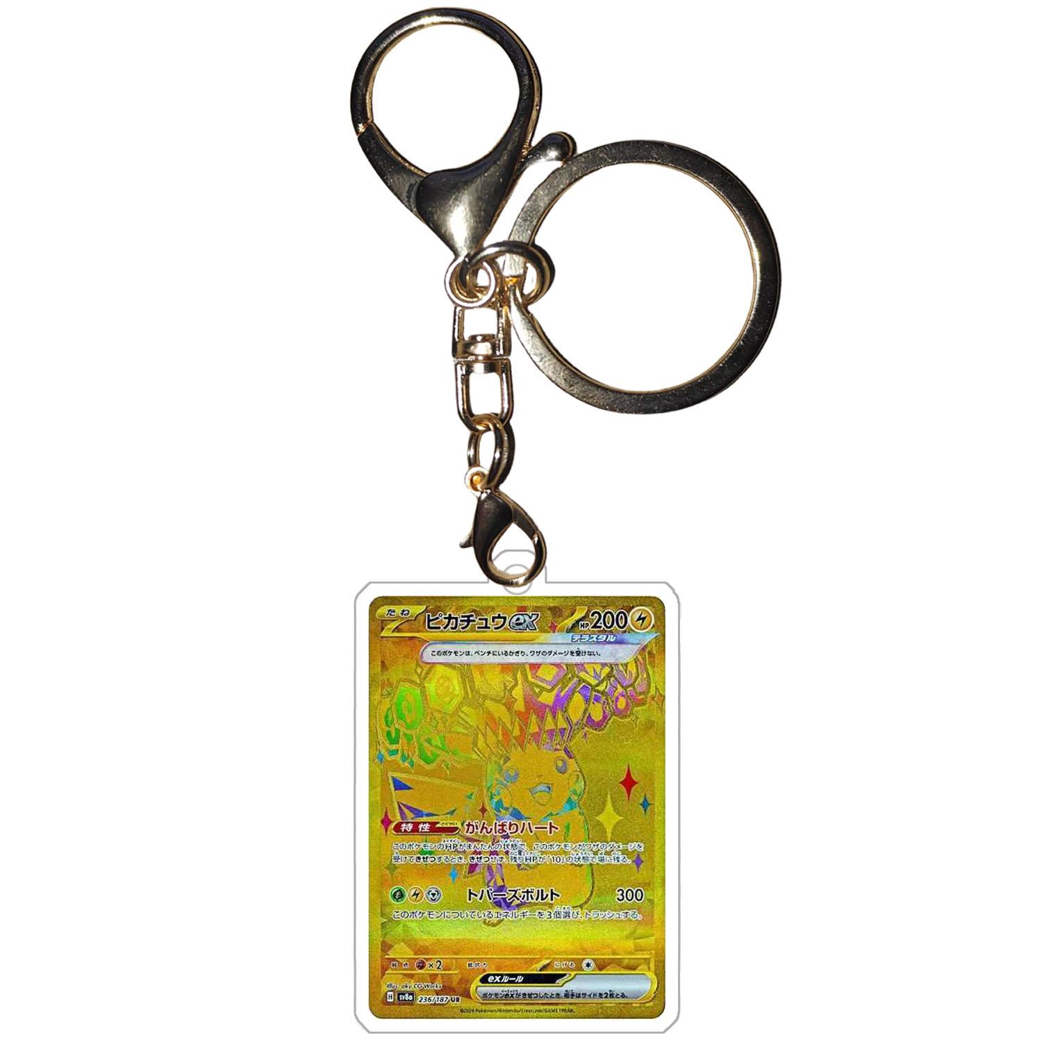 

Anime Charizard Keychains Greninja Lapras Flygon Arcanine Scorbunny Ptcg Diy Acrylic Action Toy Figures Game Collection Pendant 3.4x5.2cm