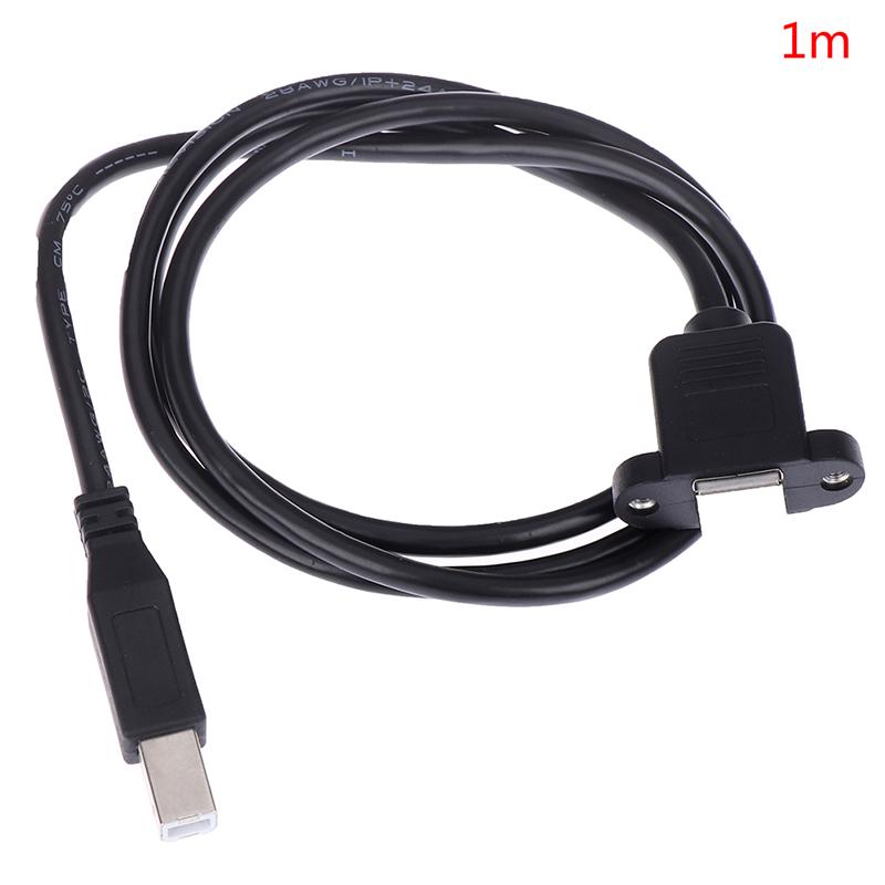 Usb 2.0 Type B Male To Type B Female Printer Extension Cable With Panel Mount