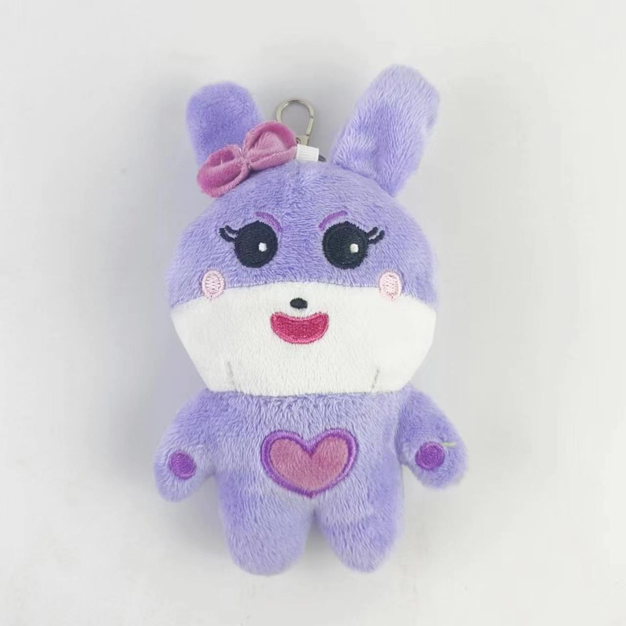 

Плюшевая игрушка Blackpink LISA JENNI JISOO ROSÉ, плюшевая кукла, кавайная мягкая подвеска с животными фиолетовый