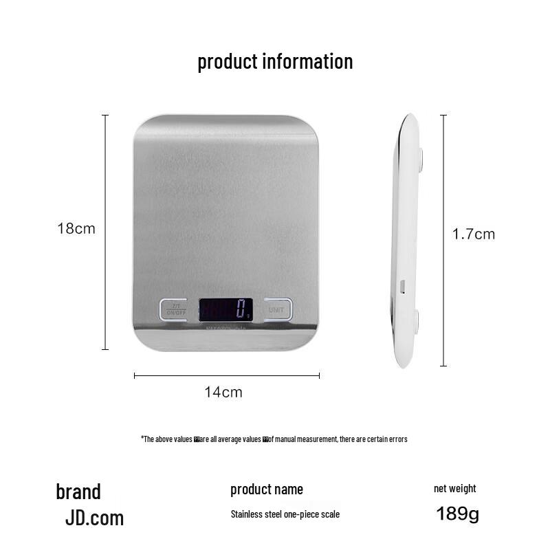 Jingdong Jingzao High-Precision Digital Kitchen Scale