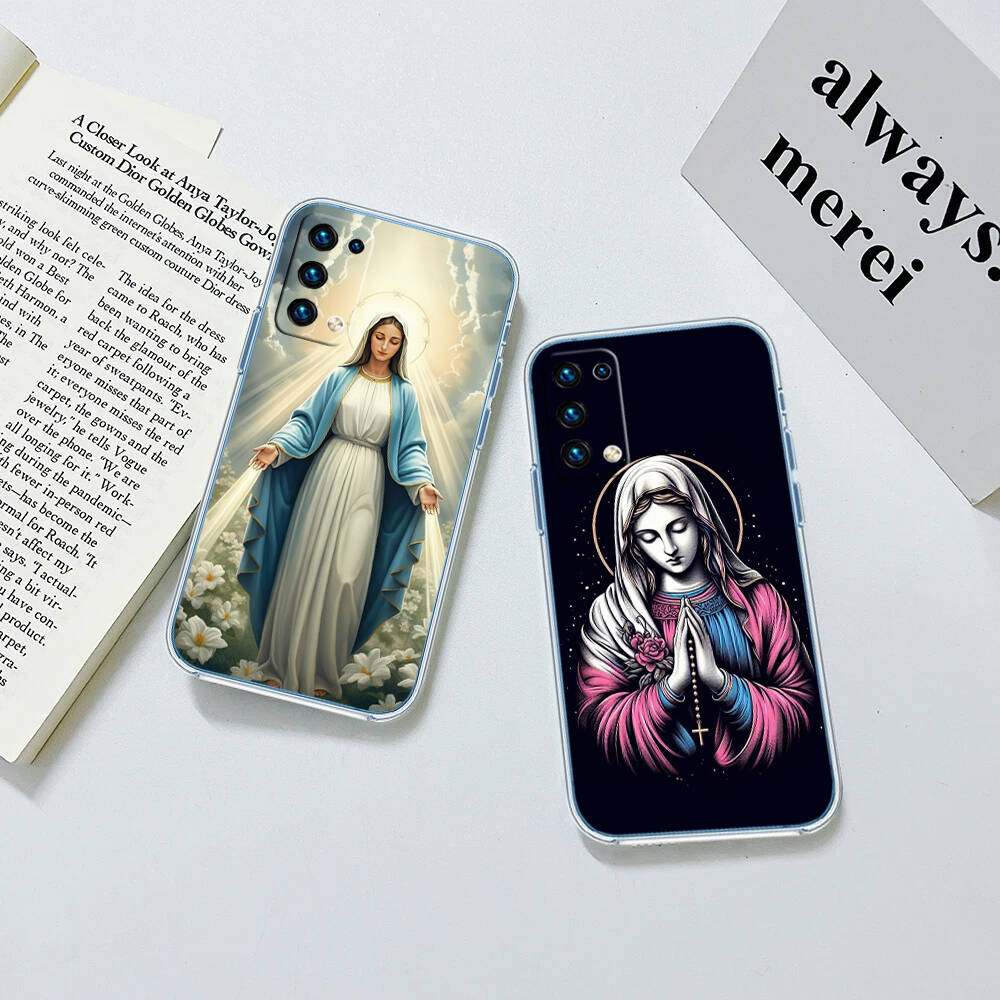 Virgen Maria Phone Case for Motorola Edge 20 30 S30 40 50 Fusion Lite Plus Pro Neo Ultra One Hyper Power Action Zoom Macro Vision