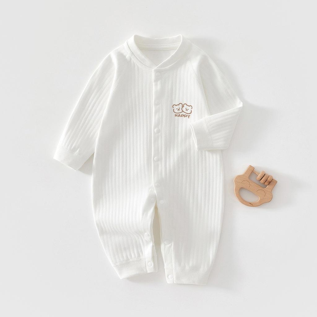 Newborn Baby Clothes Cotton Long Sleeve Romper Soft Infant Onesie Spring Autumn Winter Pajamas Crawling Suit