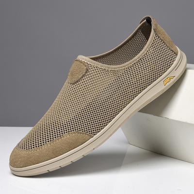 Moda Primavera Estate Hot Sell Mocassini Comodi Mocassini da Uomo Casual Slip-on Scarpe Piatte da Uomo Leggere Scarpe da Guida Scarpe in Rete Traspiranti