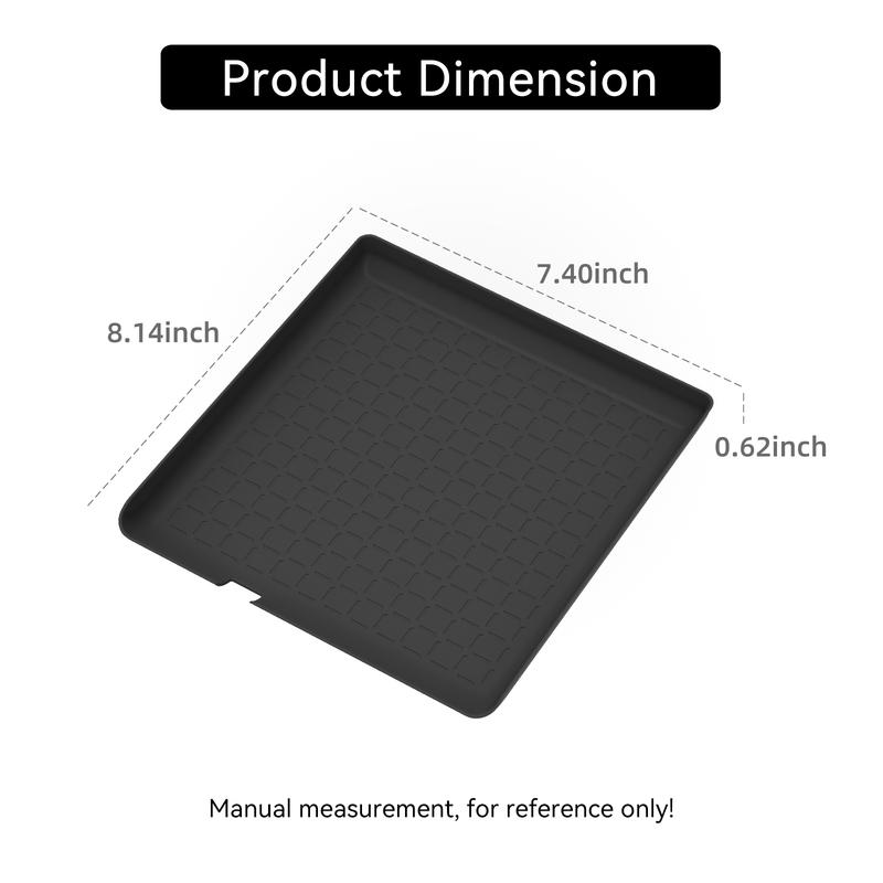 LUCKEASY for Toyota RAV4 2026 (Left Rudder Only) Car Anti Dirt Pad Mobile Wireless Charging Center Anti‑Slip Mat Silicone