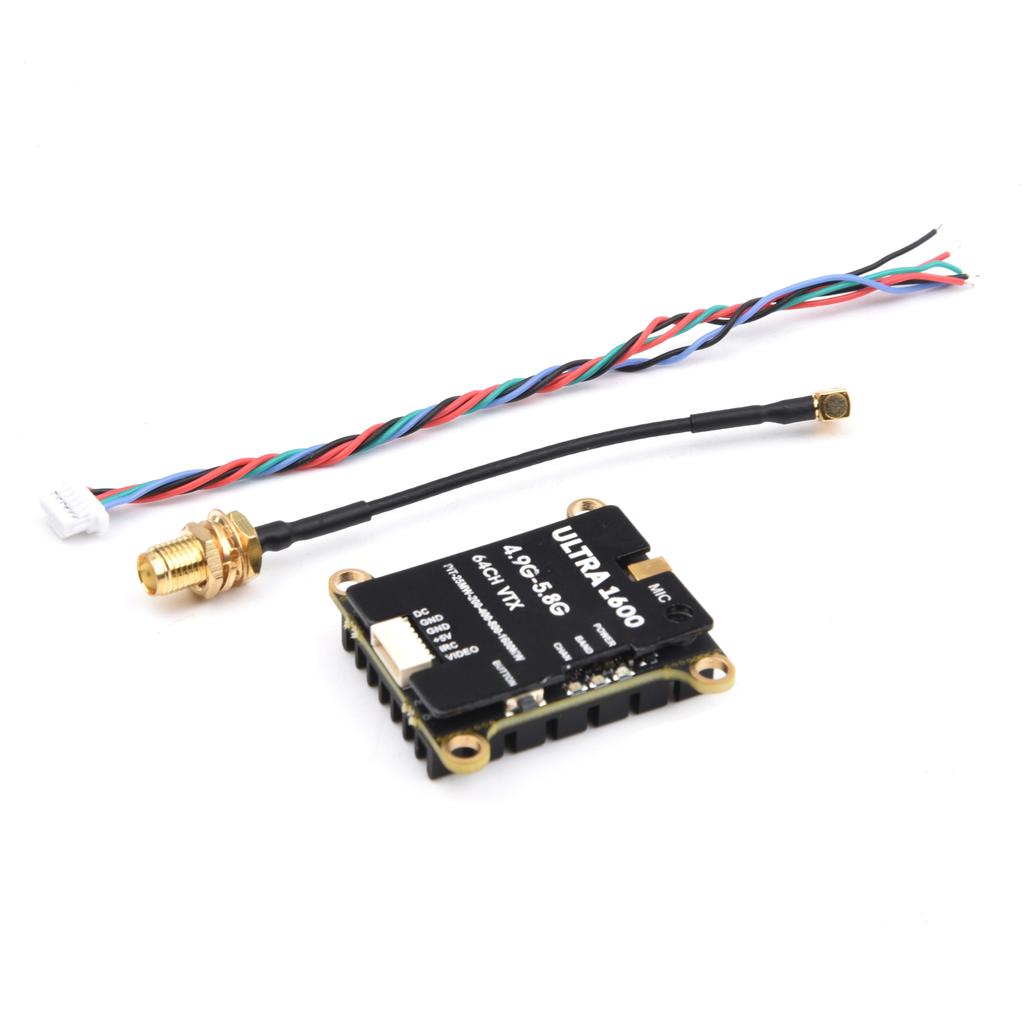 NEU 64CH 4.9G-5.8G 1.6W / 2.5W FPV VTX Sender mit Antenne Für Langstrecken-FPV-Rennddrohnen-Rahmen