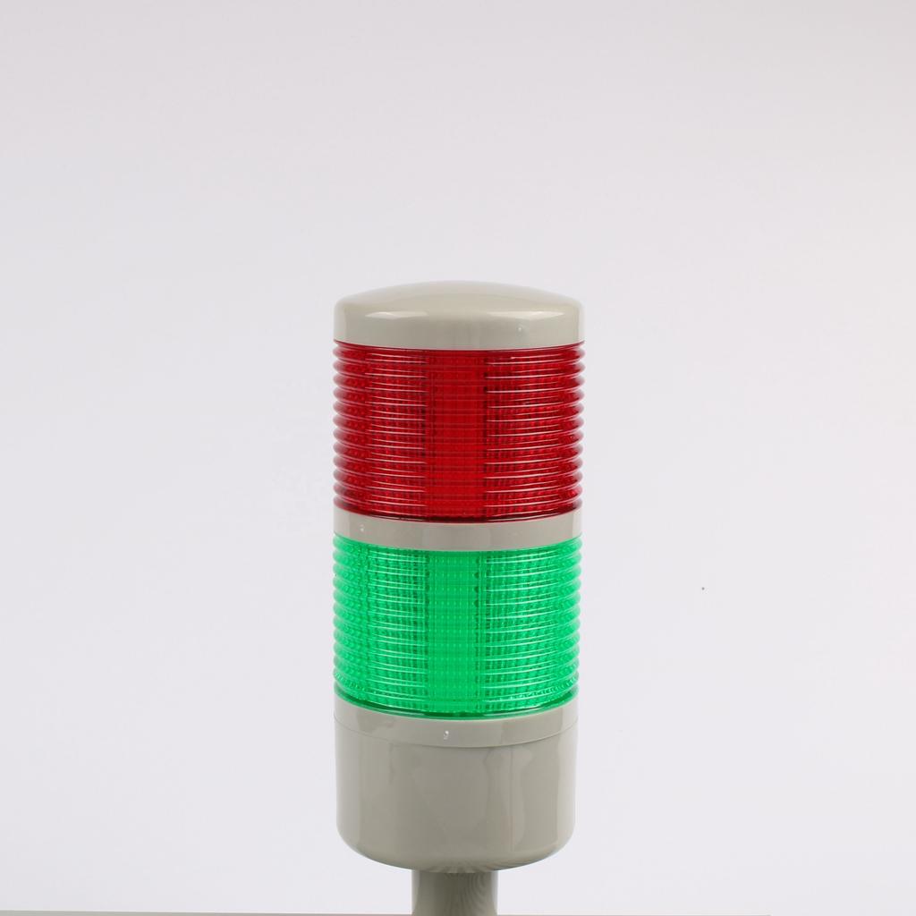 HY Series Professional Industrial Control Warning Light 2-Layer Multi-Color LED 12V/24V/220V Flashing Plastic 6000K Daylight