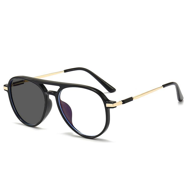 Anti Blue Light Toad Frame Photochromic Myopia Glasses Fashion Trend Near Sight Eyeglasses Lady and Gentleman 0 To -4.0