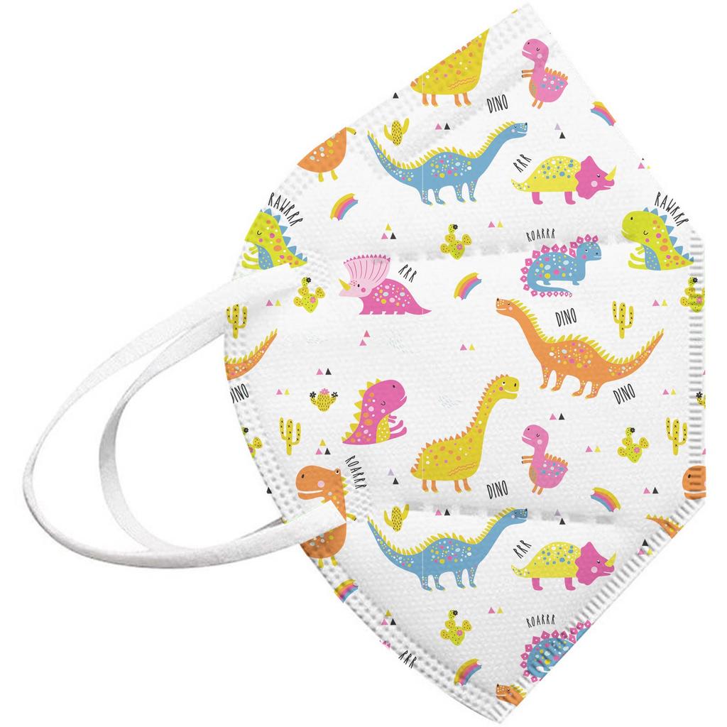 Children'S Printed High-Density Mask  Wind And Mist Pollution  Fi