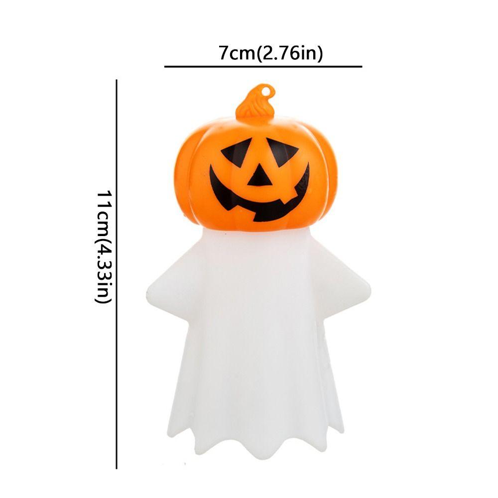 Portable Ghost Pumpkin Lamp Eye Protection LED Night Light Halloween Pumpkin Light  Home Decor
