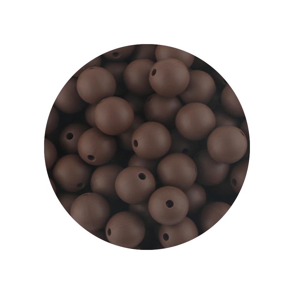 Kovict 9MM 40-80Pcs Round Silicone Bead 9MM Food Grade For Jewelry Making DIY Bracelet Pacifier Chain Accessories