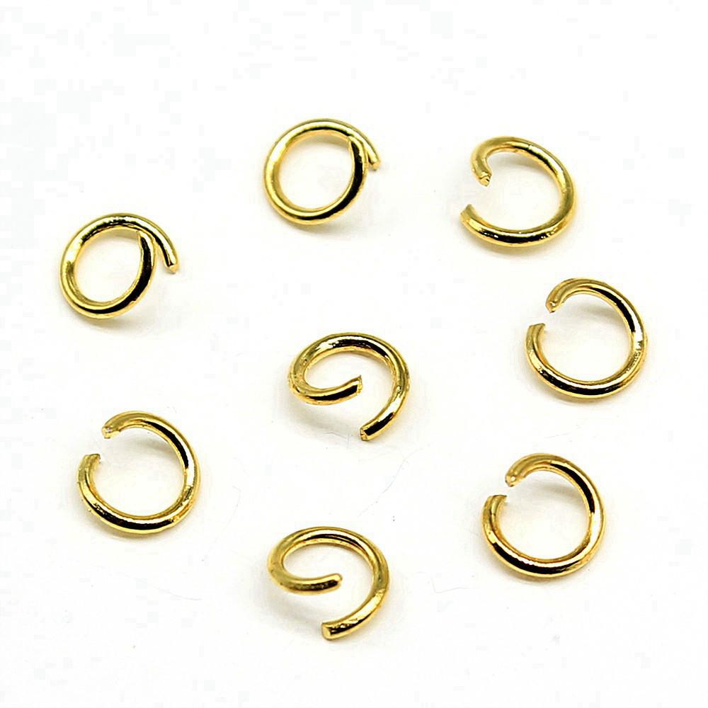 5 Colors 6 Sizes Jump Rings Open Connectors For Jewelry Making Components