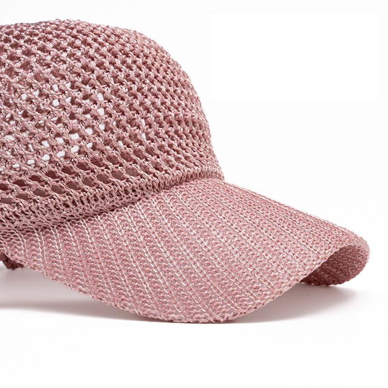 Cappellino da Baseball Estivo da Donna Traspirante con Intreccio a Rete Cappellino con Rete Cappello Parasole