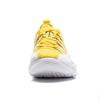 New LiNing Buckets Shock Absorbers Slip Resistant Breathable Low Top Basketball Shoes Men's White Yellow ABAV051-15